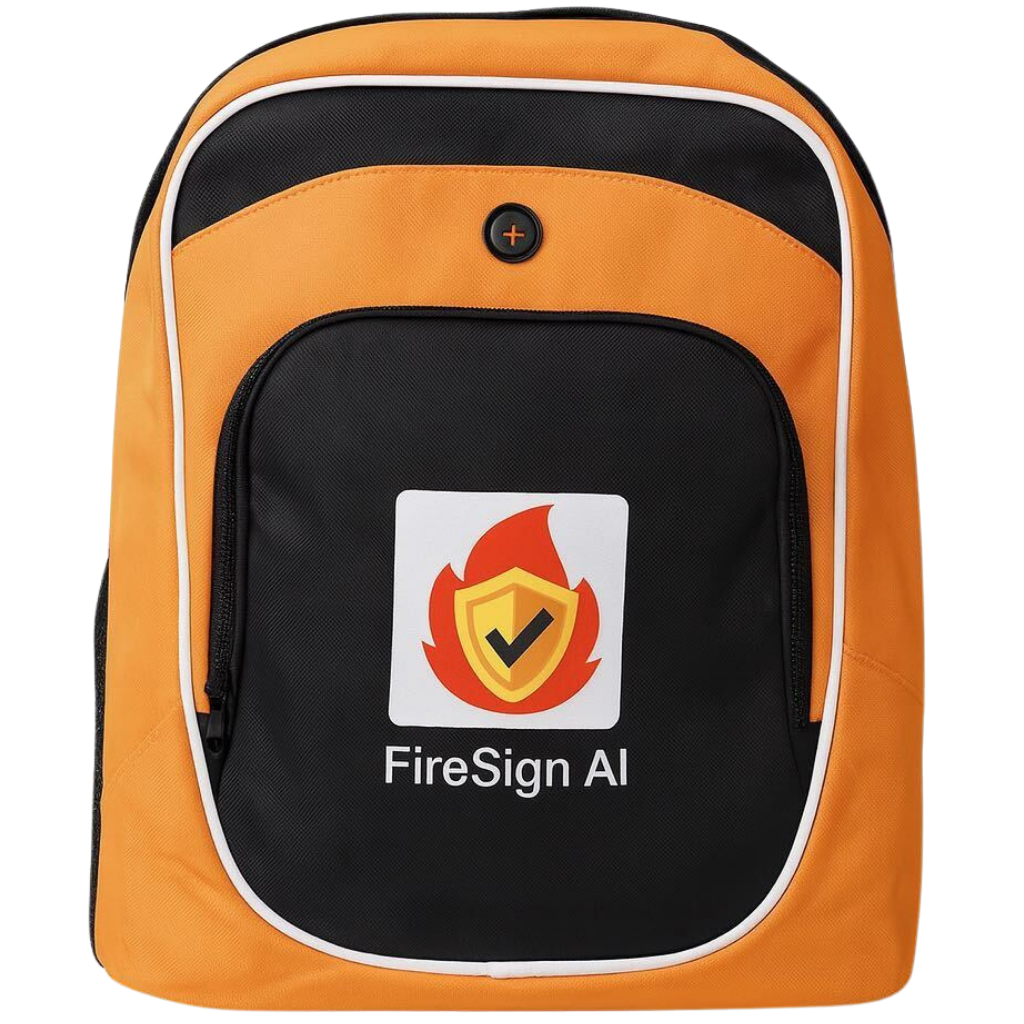 Empty FireSign AI Go Bag